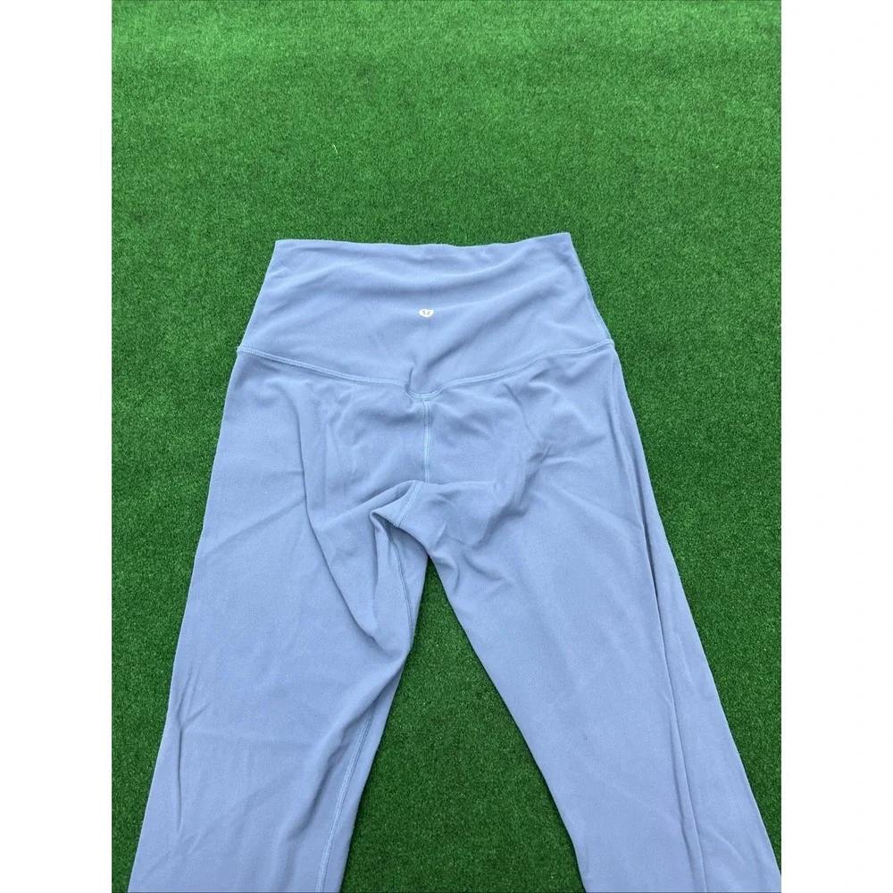 Lululemon Align High Rise Leggings Crop Blue Green Women's Size 4‎